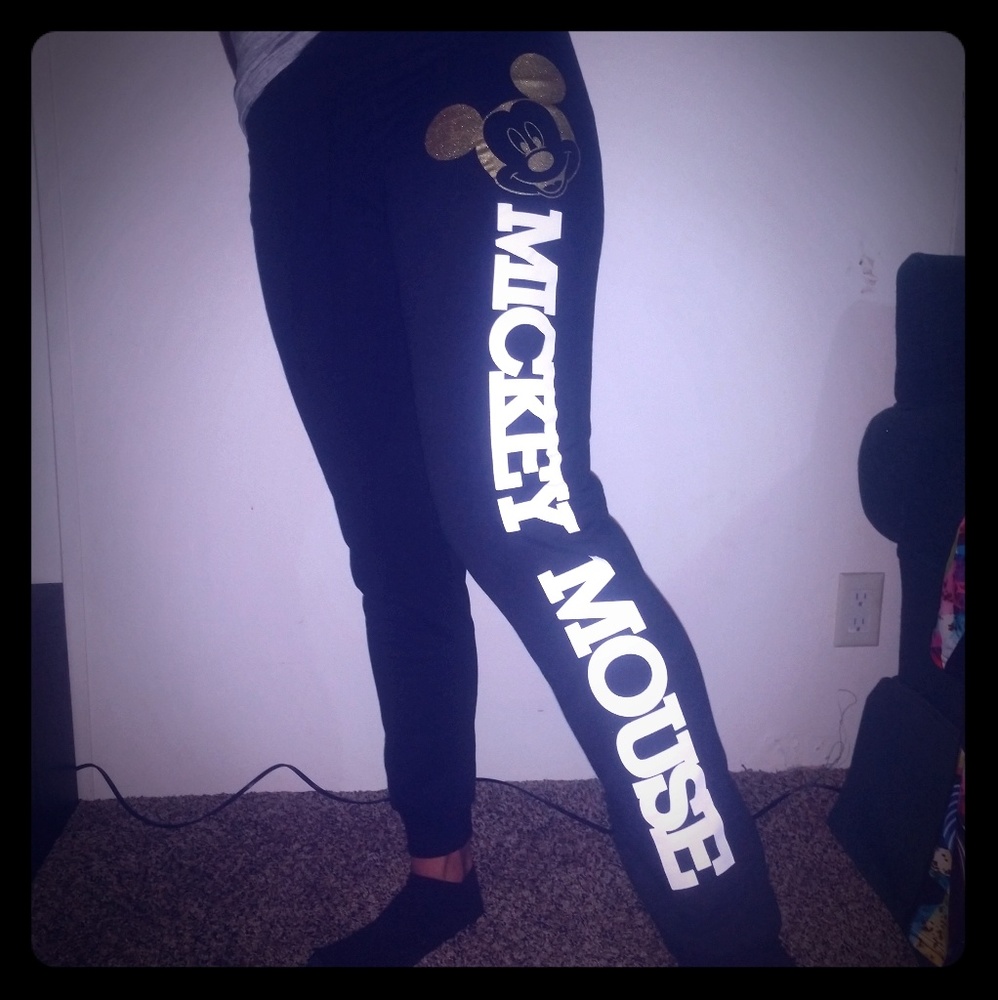 Disney black pants